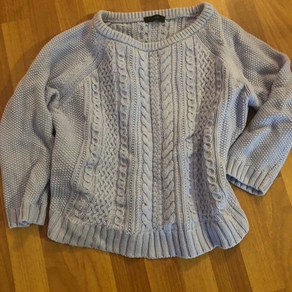 Jcrew cropped cotton cable knit sweater - Picture 1 of 3